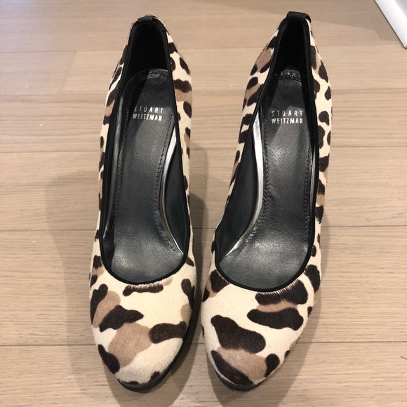 Stuart Weitzman Animal print calf hair pumps - Picture 1 of 7